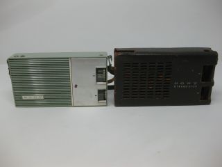 Vintage Sony Tr - 84 Sensitive 8 Transistor Radio - Tuned Rf W/ Case