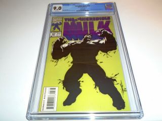Incredible Hulk 377 3rd Printing Cgc 9.  0 1st Professor Hulk Endgame Ultra Rare