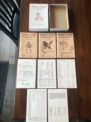 Tsr Dungeons & Dragons - Rare 4th Print - White Box