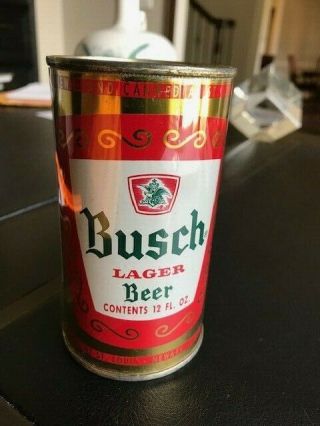 Busch Lager Rare Anheuser Busch Grade 1 Flat Top Beer Can Test Budweiser