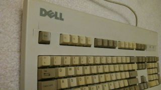 Vintage Dell PS/2 Beige AT101W Mechanical Keyboard GYUM90SK AT101W Blk ALPS 2