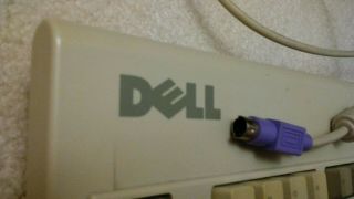 Vintage Dell PS/2 Beige AT101W Mechanical Keyboard GYUM90SK AT101W Blk ALPS 7
