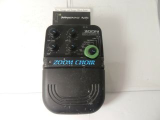 Rare Zoom Choir 5050 Chorus/delay/reverb Effects Pedal Vintage And Cool