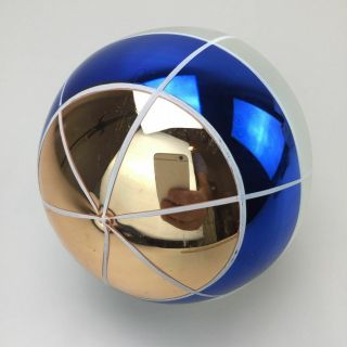 Christopher Radko Vintage 1988 Contemporary Sphere Christmas Ornament 88 - 054 - 0 3