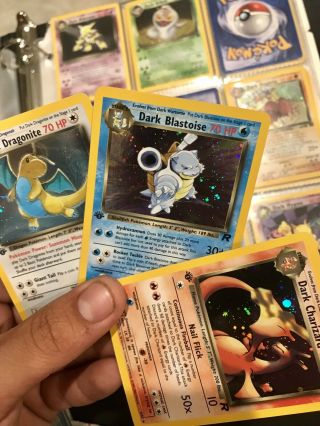 Complete Pokemon 1st Edition Team Rocket Set Holo Rare Look At The Photos Nm