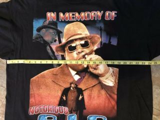 vtg 90s Notorious BIG Biggie Smalls Bootleg Rap Tee Hip Hop T Shirt Wutang Nas 4
