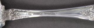 Towle King Richard Sterling Silver Round Bowl Soup Spoon No Mono 6 1/8 inch 4
