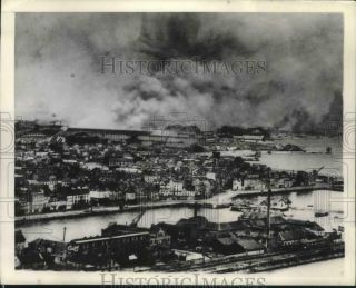 1944 Press Photo World War Ii - Cherbourg,  France,  Occupied By Allies