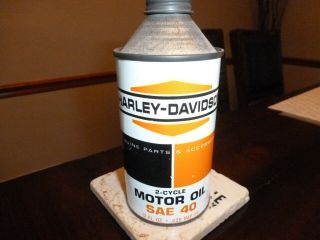 Vintage Harley Davidson Cone Top 2 Cycle Oil Can Near Perfect