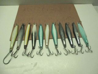 Vintage Tuna Lures Tady 45 Set Of 11 Jigs All Surface