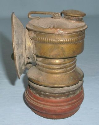 Vintage Shanklin Miner ' s Mining Carbide Lamp Lantern 4