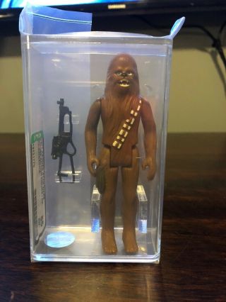 1977 Star Wars Vintage Chewbacca Afa Graded 85 Style Case