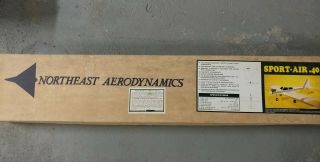 Northeast Aerodynamics Sportair 40 Vintage Rc Airplane Kit