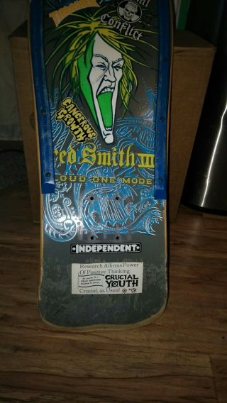 ALVA - Fred Smith III - Vintage 80 ' s Skateboard Deck 3