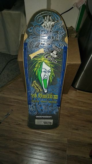 ALVA - Fred Smith III - Vintage 80 ' s Skateboard Deck 4