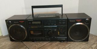 Vintage Panasonic Rx - Ds660 Stereo Boombox Cassette Am/fm Radio With Remote