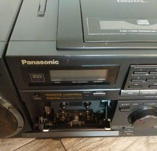 Vintage Panasonic RX - DS660 Stereo Boombox Cassette AM/FM Radio with Remote 6