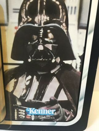 1983 Vintage Kenner Star Wars Return of the Jedi ROTJ Darth Vader MOC 77 Back 6