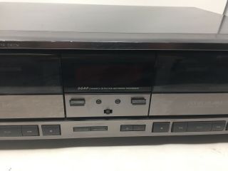Vintage JVC TD - W207 Stereo Dual/Double Cassette Tape Deck (90s) DOLBY HX PRO 4