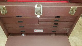vintage starrett machinist tool box 7 drawer 2