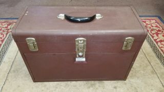 vintage starrett machinist tool box 7 drawer 7
