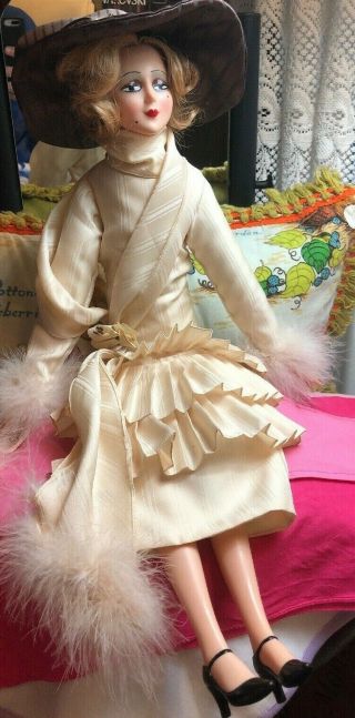 Wonderful Antique French Boudoir Bed Doll All -