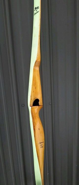 Vintage Bear Panda Recurve Bow 30 Lb 60 " Archery 17bm44 Wood Glass Powered Old