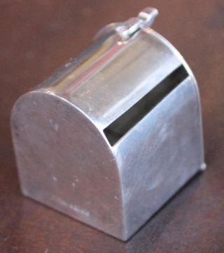 Lovely Tiffany And Co Sterling Silver Vintage Mail Box Stamp Box Perfect