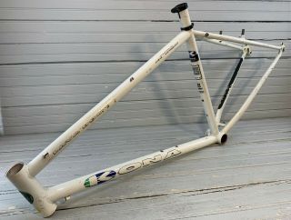 1992 Kona Java Dome Joe Murray Design Vintage Mtb Mountain Bike White 19.  5 Frame