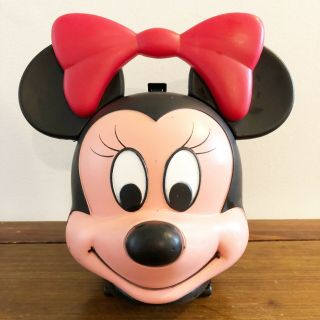 Vintage Walt Disney Aladdin Co.  Minnie Mouse Head Lunchbox No Thermos