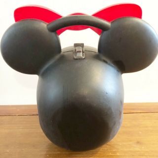 Vintage Walt Disney Aladdin Co.  Minnie Mouse Head Lunchbox No Thermos 5
