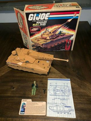 Vintage 1988 Hasbro Gi Joe Mauler M.  B.  T.  Manned Battle Tank