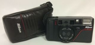 Vintage Nikon One Touch Macro 35mm Film Camera W/ 35mm F/2.  8 Lens -