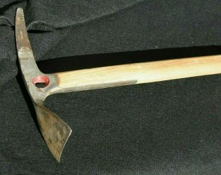 Vintage Rei Camp Mackinley Old Wood Ice Axe Made In Italy Mountaineer Alpine