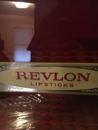 Vintage/art Deco Revlon Lipstick Store Display Case Holder Holds 72 1950’s ? 4