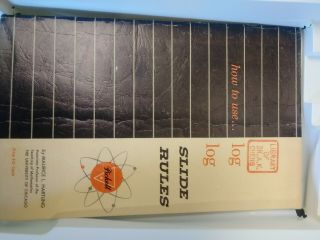 1966 VINTAGE KEUFFEL & ESSER Co.  SLIDE RULE,  Duplex Decitrig 68 - 1210 5