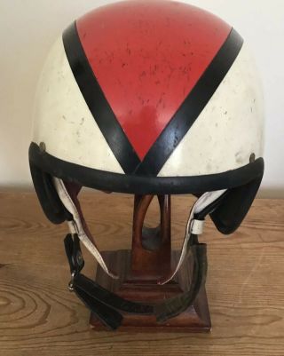 Vintage Made In England Everoak Motorcycle / Scooter Helmet,  Cool Colours
