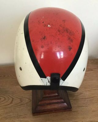 Vintage Made In England Everoak Motorcycle / scooter Helmet,  Cool Colours 4