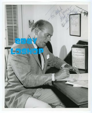 Perry Mason Costar Philip Ober Vintage Signed Photo Autograph Ghost & Mr Chicken