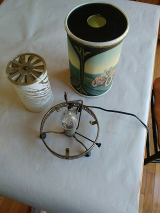 Vintage Econolite Motion Lamp model T Ford/Stutz Bearcat autos 8