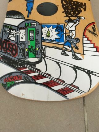 Vintage OG Skateboard B.  B.  C.  Mouse.  Zorlac Alva Powell Peralta Santa Cruz Vans 3