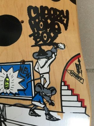 Vintage OG Skateboard B.  B.  C.  Mouse.  Zorlac Alva Powell Peralta Santa Cruz Vans 8