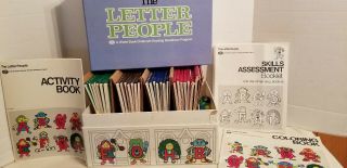 Rare Vintage 1981 The Letter People Reading Readiness Program Box Set Homeschool