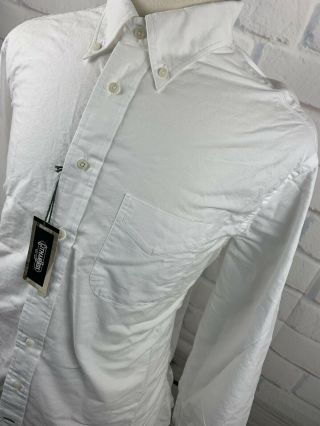 Nwt Gitman Bros Vintage Men’s Button Front Long Sleeve White Shirt Sz Xl Ds1
