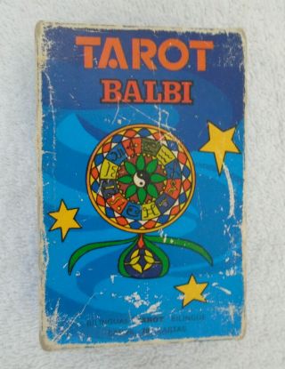 Balbi Tarot Cards Vintage 1978 Made In Spain
