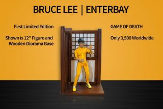 Bruce Lee - Enterbay Rare 1st Edition • Bonus Collectible Bl Cards