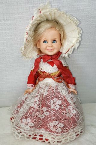 Ratti Vintage Doll Made In Italy Circa 1964 11 " Tall Mattel