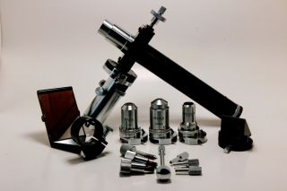 Vintage E Lietz Wetzlar Microscope Accessories: Drawing Attachment, .