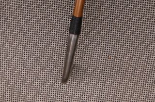 Antique Vintage Hickory Wood Shaft Tom Stewart St Andrews Mid Iron For Play 3