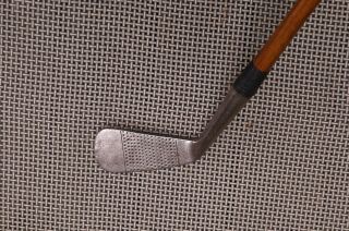 Antique Vintage Hickory Wood Shaft Tom Stewart St Andrews Mid Iron For Play 4